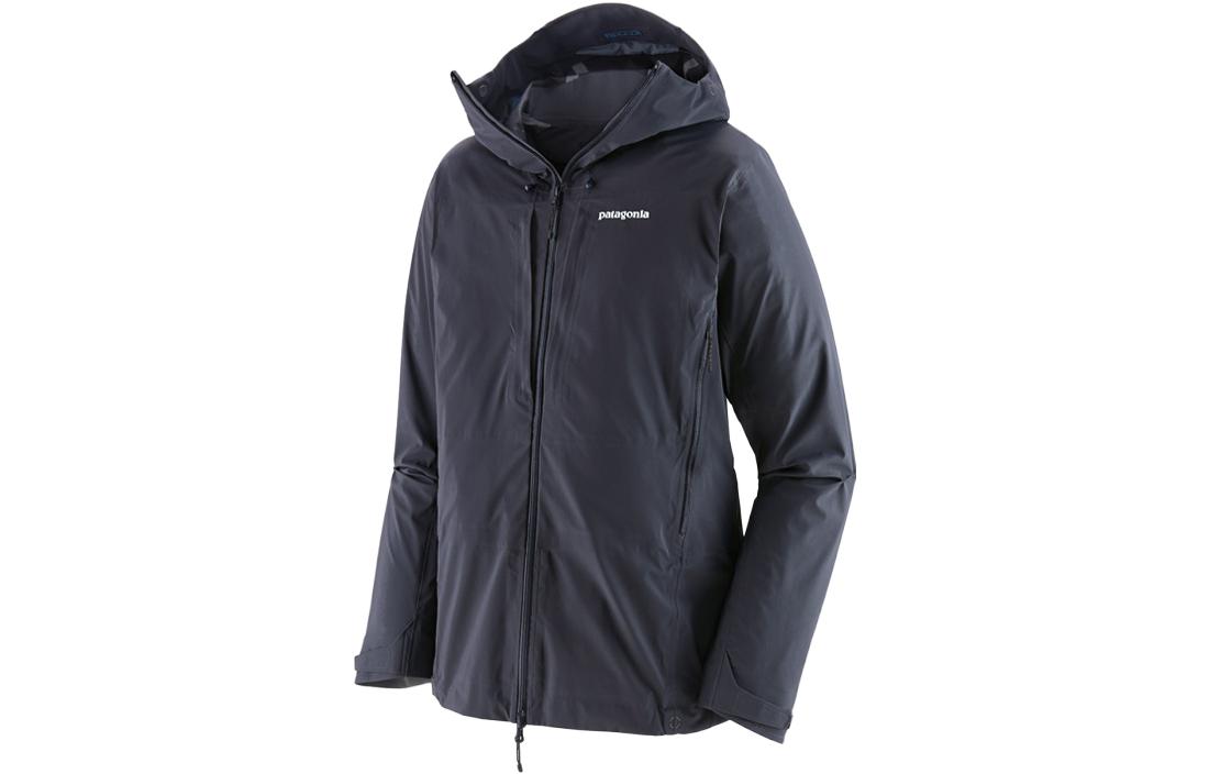 Patagonia Мужская двусторонняя непромокаемая ветровка, Dark Blue/PGEB — фото 3