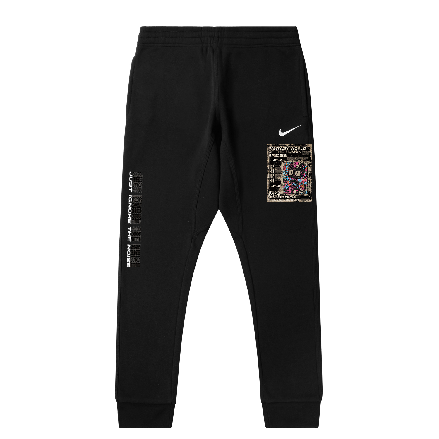 

Nike Вязаные спортивные штаны унисекс черный