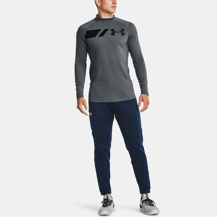Мужская спортивная одежда Under Armour светло-асфальтового серого цвета — фото 4