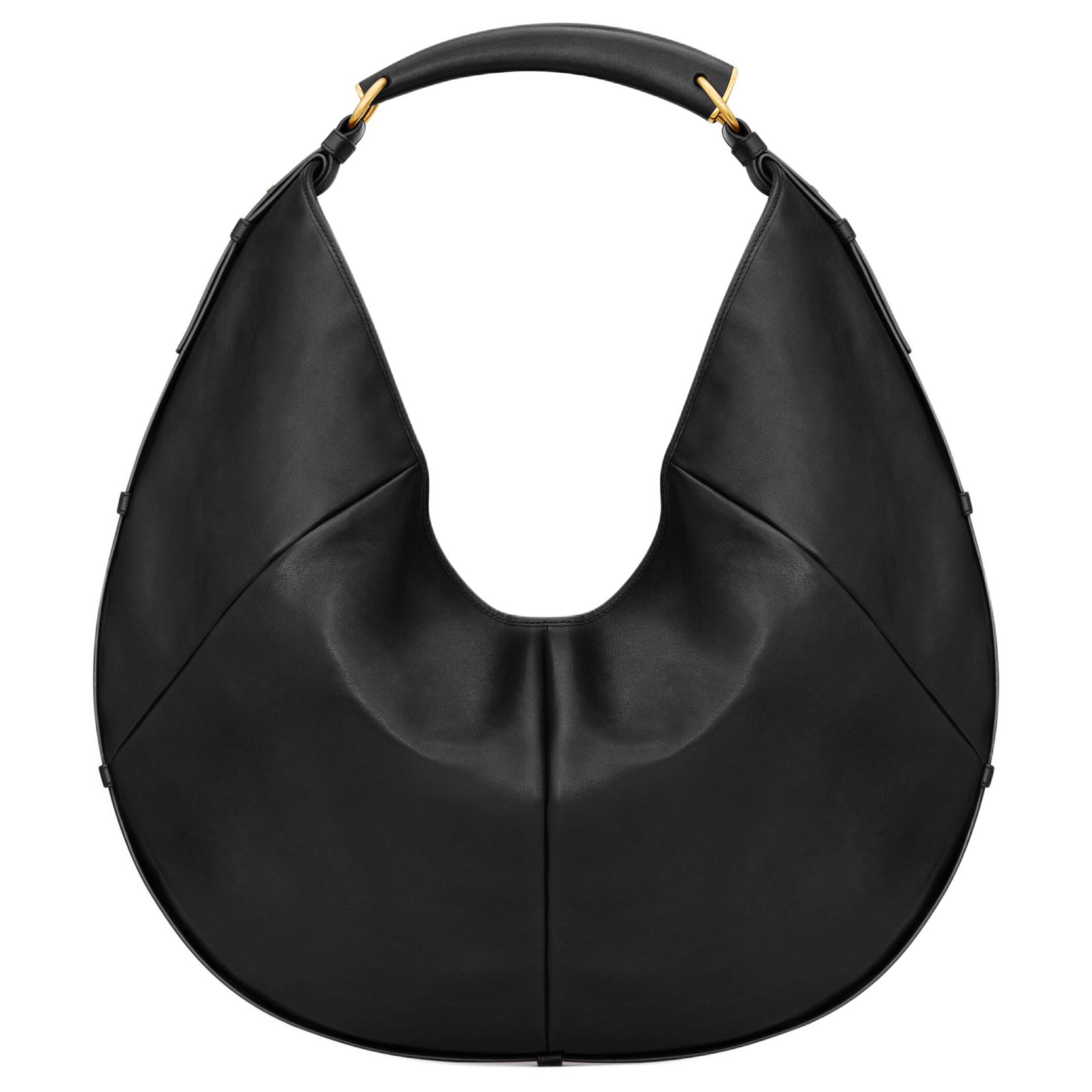 

SAINT LAURENT Кожаная сумка через плечо Cow Leather Large Women's Black