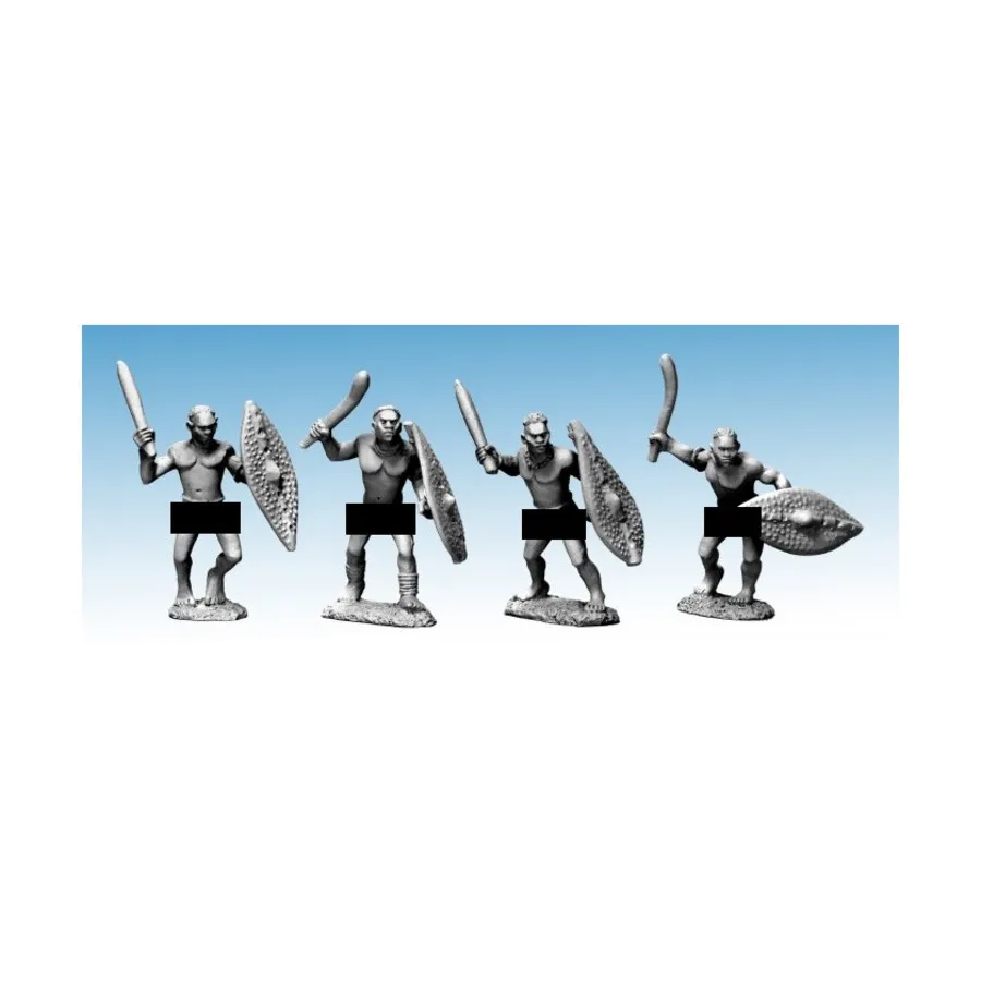 

Члены клуба динка, Darkest Africa (28mm) (Copplestone Castings)