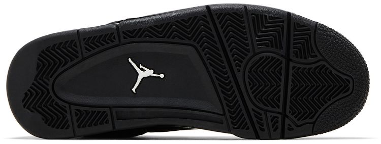 Кроссовки Air Jordan 4 Retro GS 2025, черный — фото 4