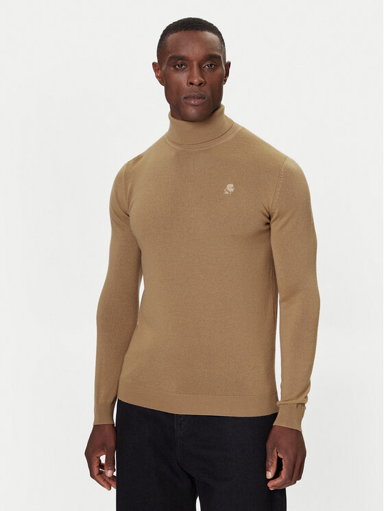 

Водолазка regular fit 655058 554399 Karl Lagerfeld, бежевый