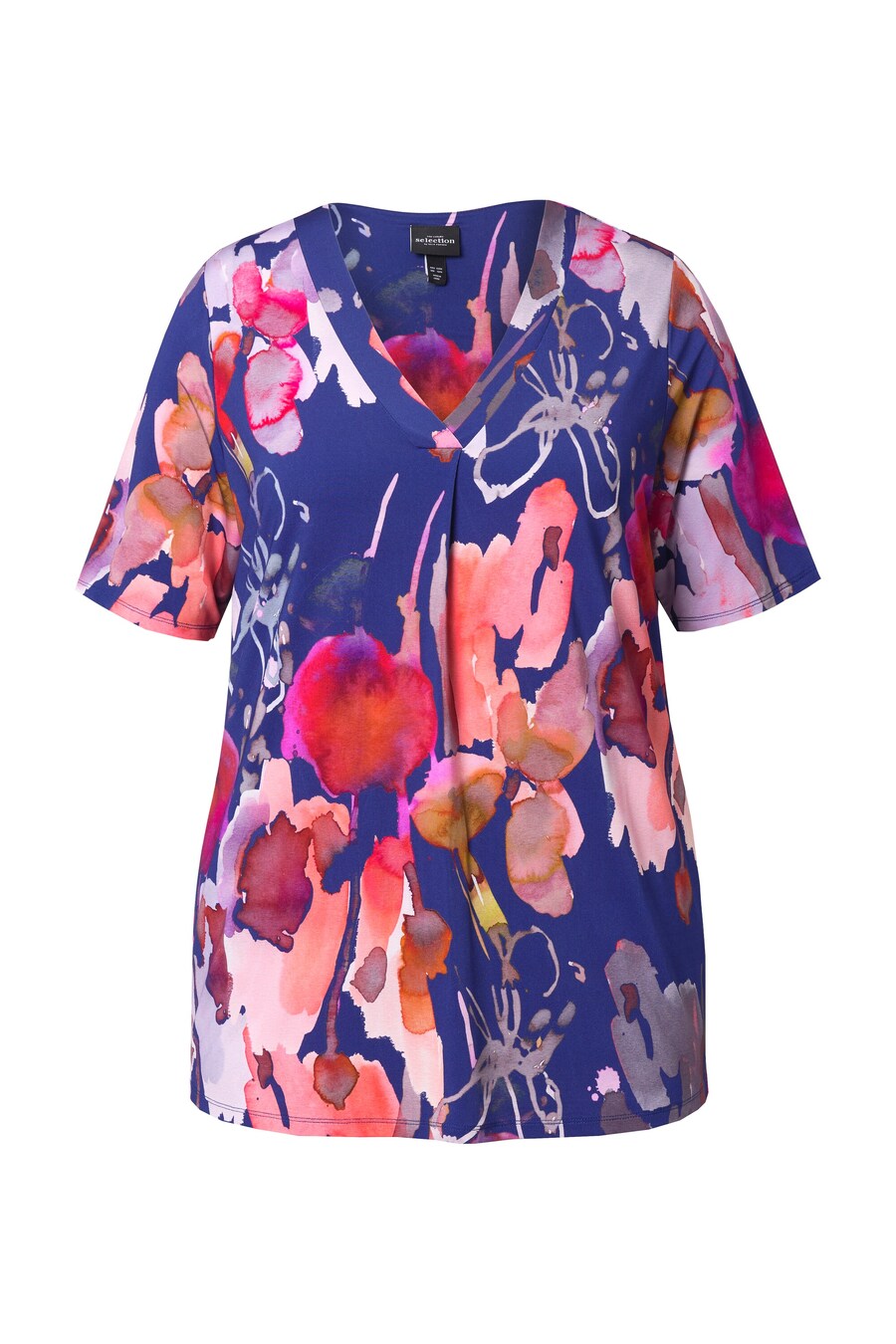 

Рубашка Ulla Popken, синий/темно-синий