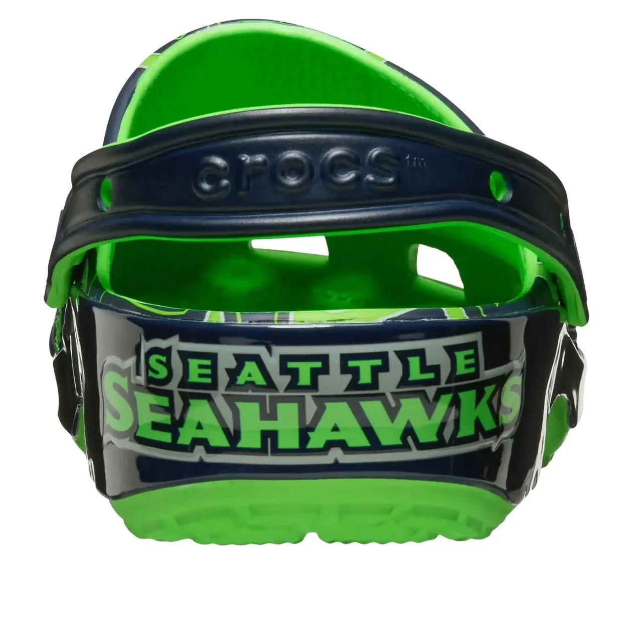 Сабо Crocs x NFL Classic Clog 'Seattle Seahawks', зеленый — фото 3