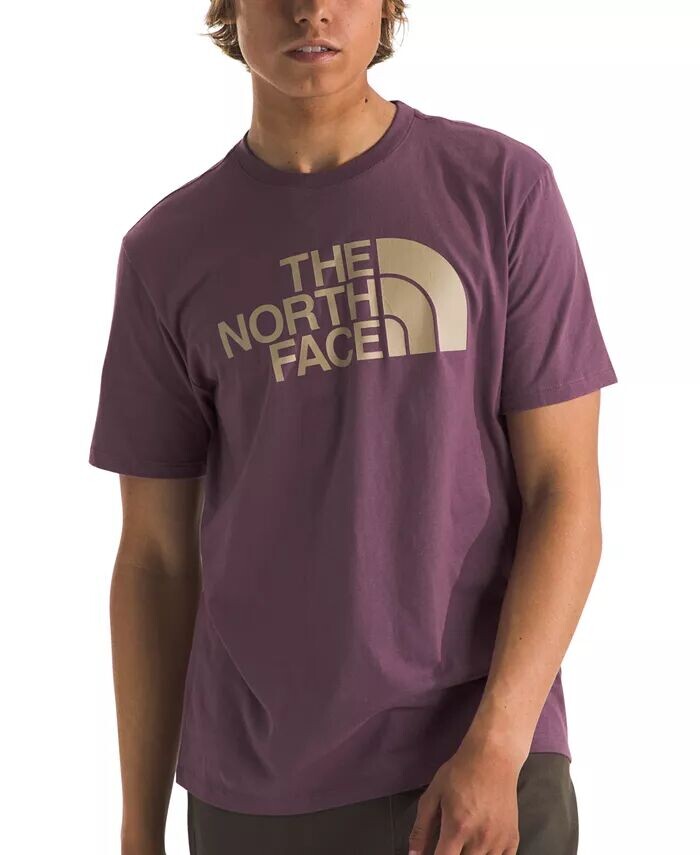 

Мужская футболка с полукупольным логотипом The North Face, фиолетовый
