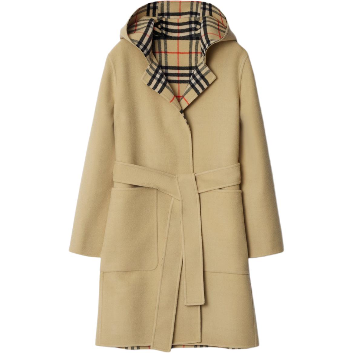 Пальто Burberry Винтажное клетчатое шерстяное, Хай-стрит, Linen