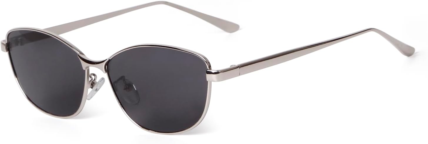 

Солнцезащитные очки JUDOO 2026 в стиле ретро, ​​прямоугольной формы, для женщин и мужчин, 99% защита от УФ-излучения, винтажная металлическая оправа, модные солнцезащитные очки, Black Frame/ Grey Lens