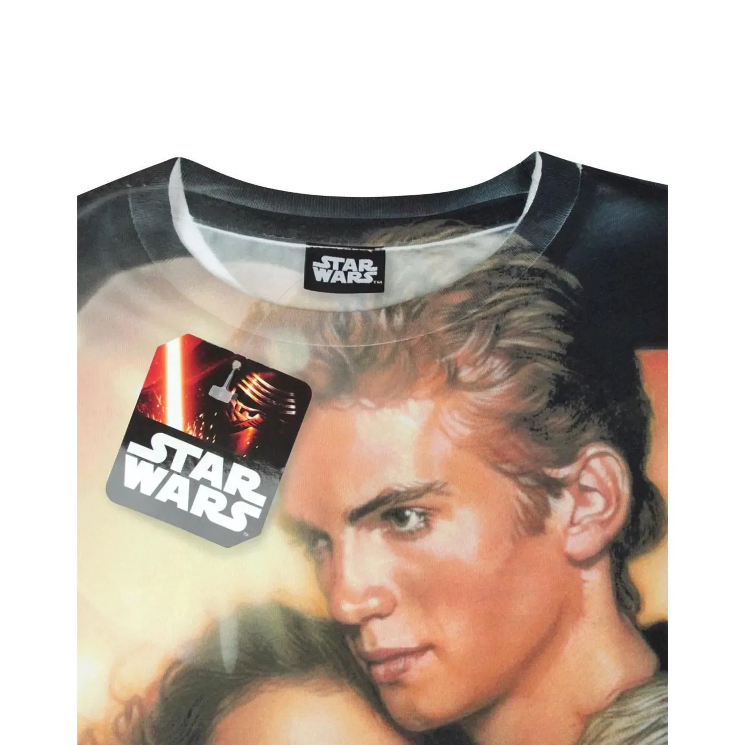Футболка Star Wars с принтом персонажей, полиэстер, белый — фото 2