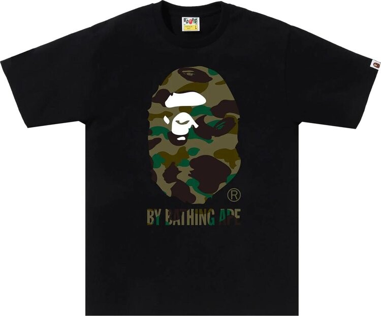

Футболка BAPE 1st Camo By Bathing Ape 'Black/Green', черный