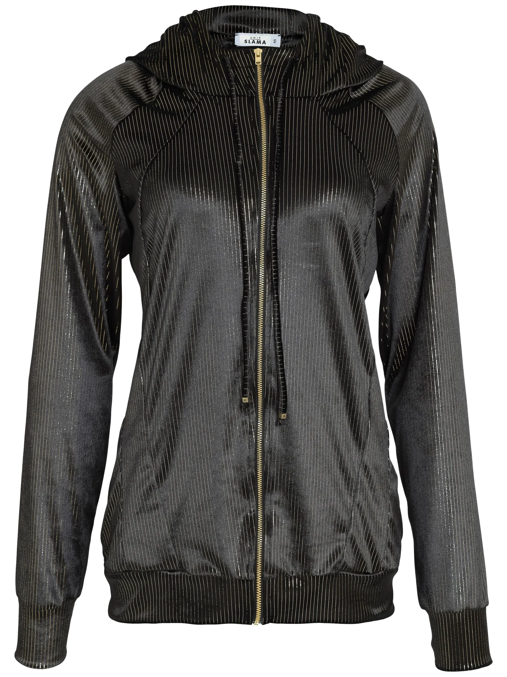 

Куртка на молнии с кулиской Amir Slama, черный