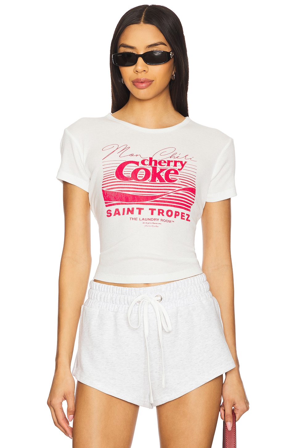 

Футболка "Cherry coke saint tropez" от The Laundry Room, white