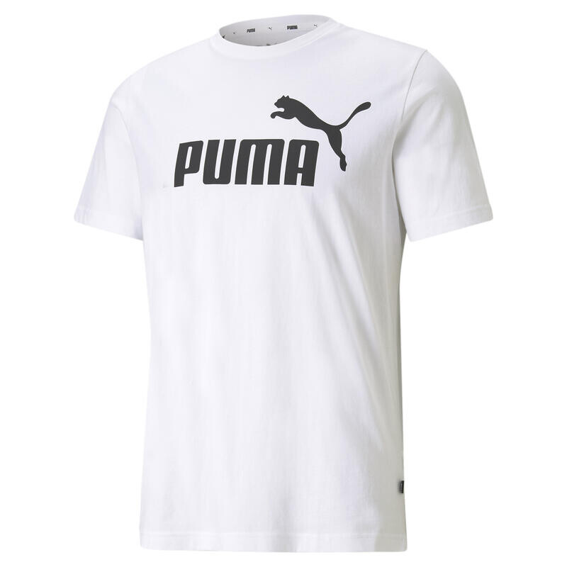 

Мужская футболка Essentials с логотипом PUMA White