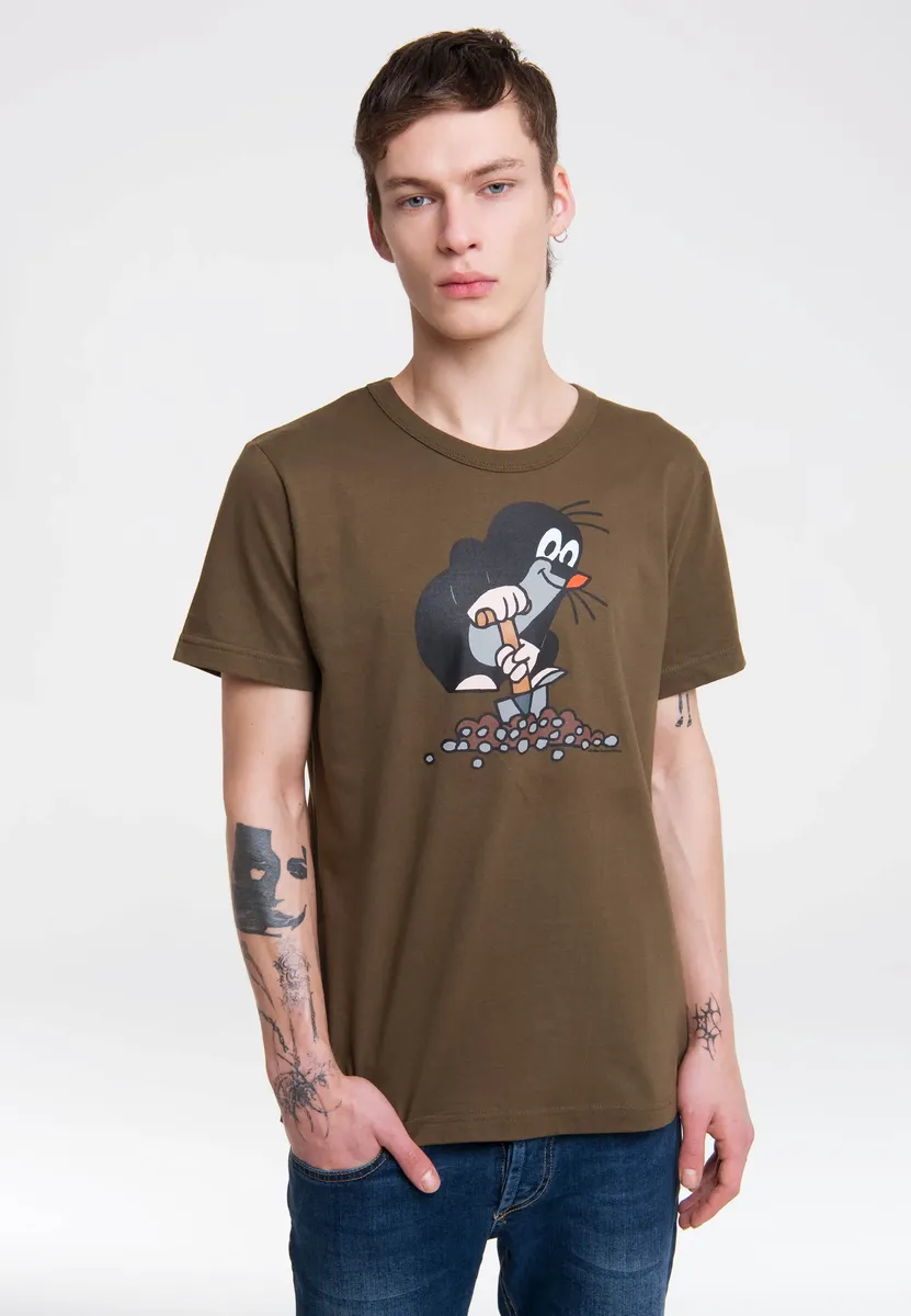 

Logoshirt Футболка "Крот", с лицензионным оригинальным дизайном, зеленый