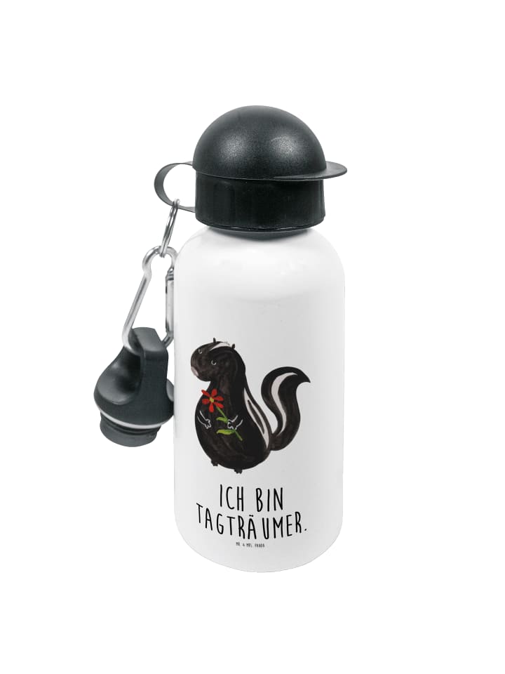 

Mr. & Mrs. Panda Бутылка для напитков Skunk Flower с надписью белого цвета