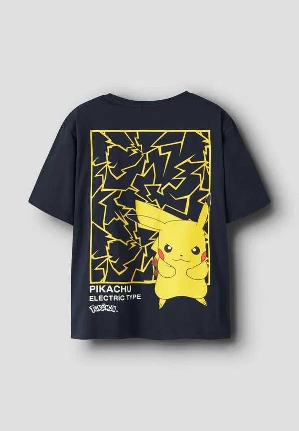 Футболка Name It Nkmjyk pokemon ss nreg top box noos sky print t-shirt, темно-синий — фото 3
