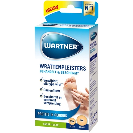 

Wartner Пластырь для ног Wart Plaster Foot Care - удаляет любой тип бородавок