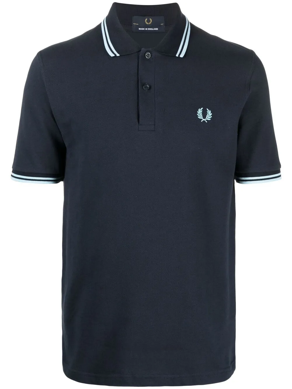 

Рубашка поло с вышитым логотипом Fred Perry, синий