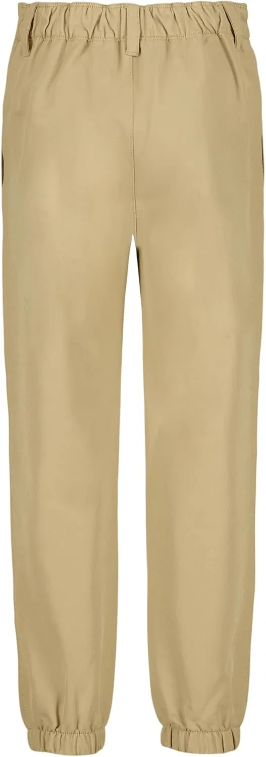Детские спортивные брюки Under Armour Match Play, петли для ремня, мягкие и удобные, Field Khaki Jogger — фото 3