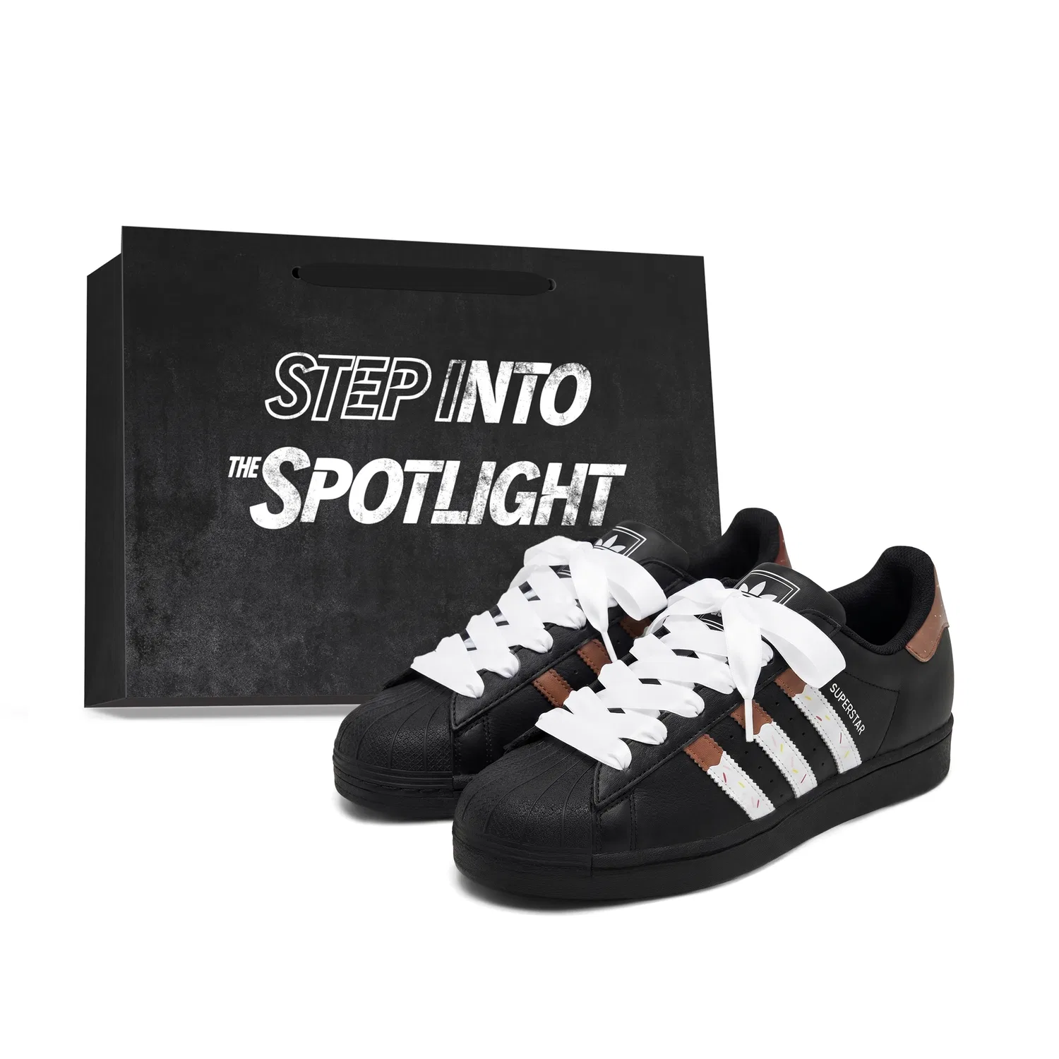 Кроссовки детские для скейтбординга Adidas Originals Superstar 2 Лимитированная серия Мороженое