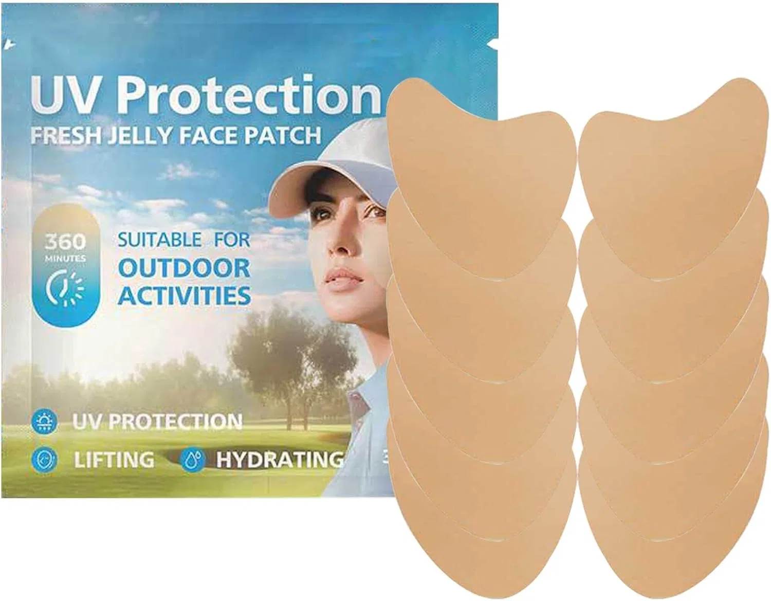 Патчи для лица Golf Face Patch Wezalget, 5 пар