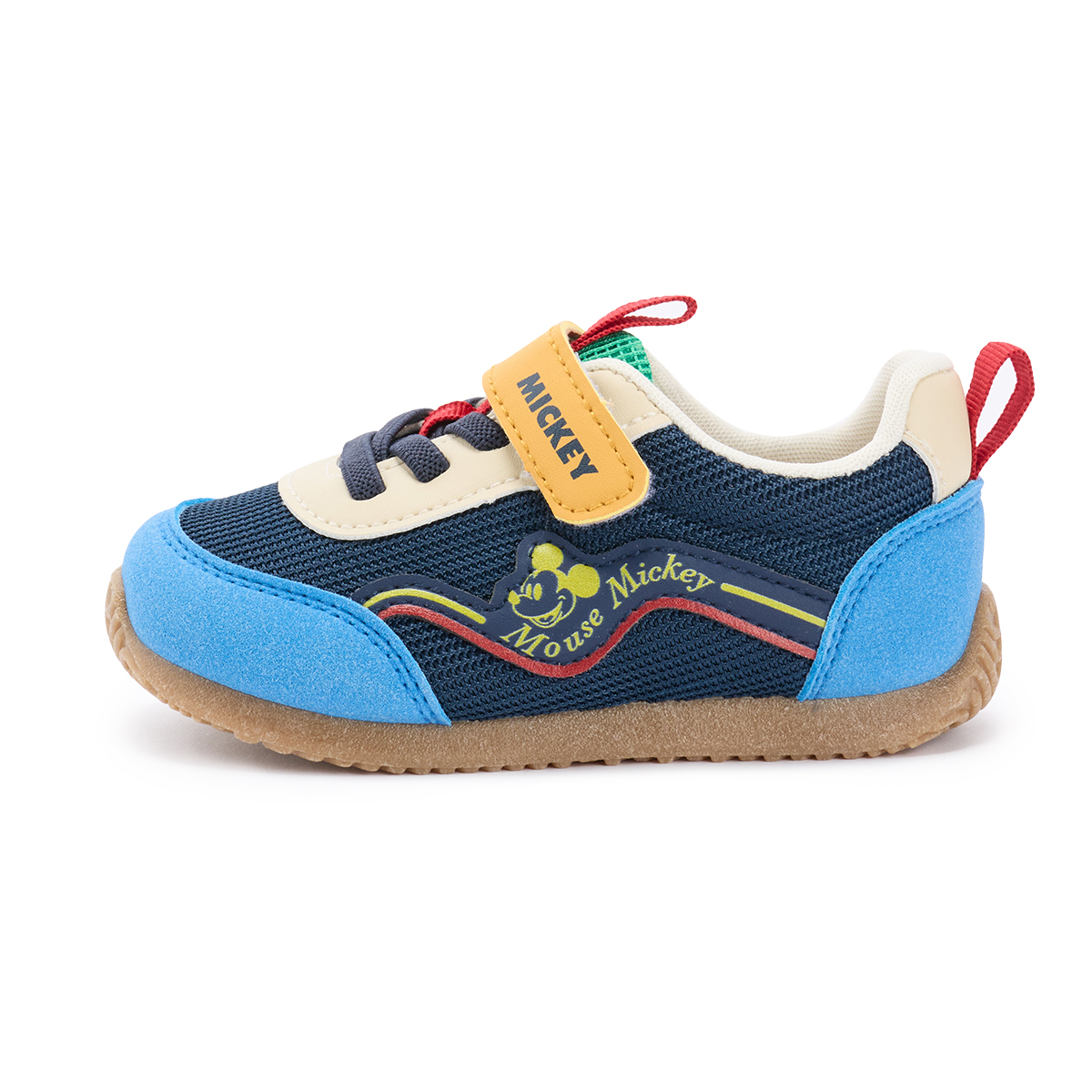 

Детские повседневные кроссовки Mickey Mouse с противоскользящей подошвой, амортизацией и устойчивостью к истиранию Disney, синий