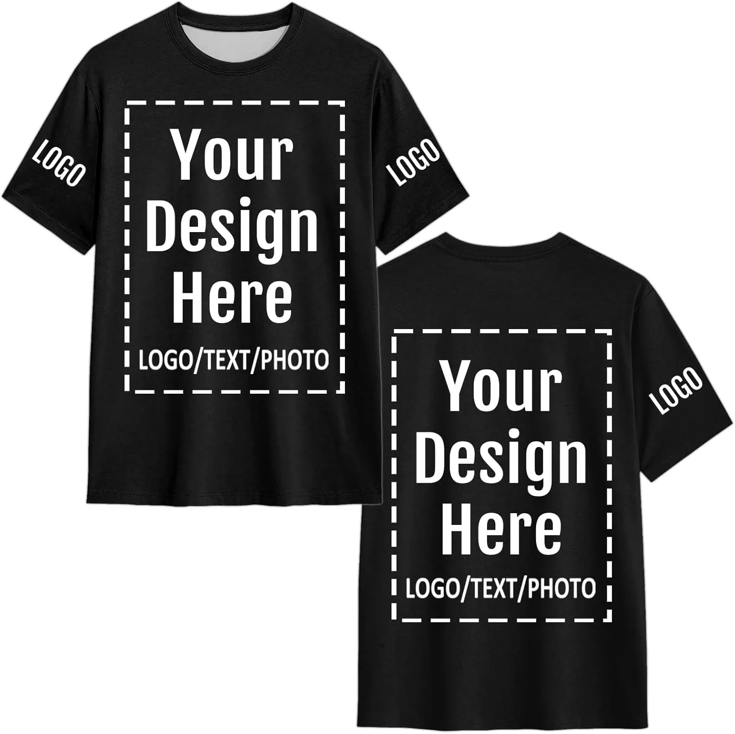 

Футболка Custom для мужчин с логотипом и текстом