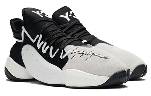 Кроссовки adidas Y-3 BYW BBall 'White Black', черный — фото 2