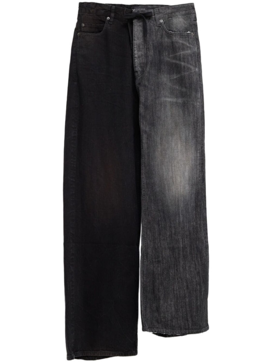 

Balenciaga асимметричные джинсы, черный
