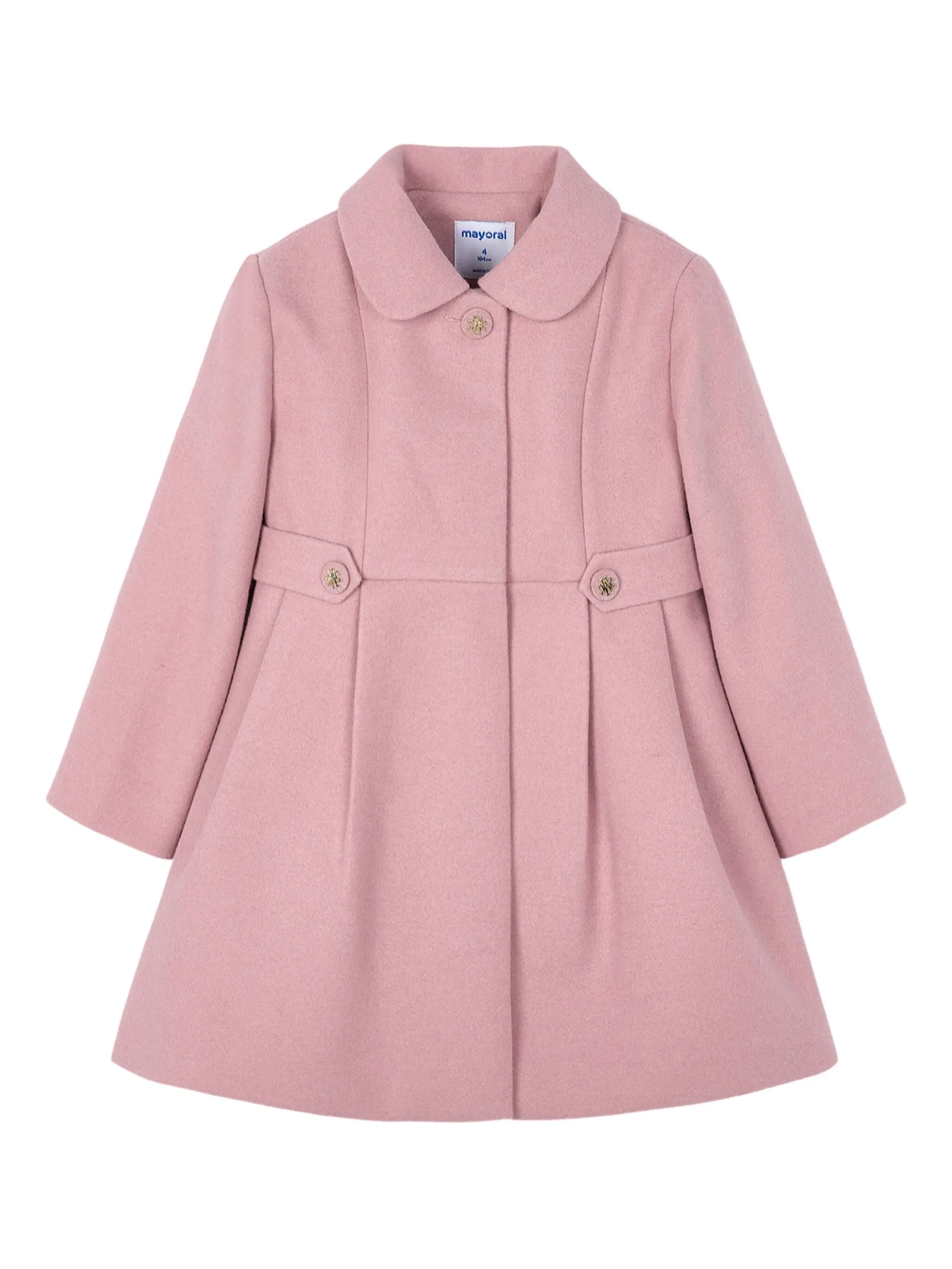 

Шерстяное пальто Mayoral, розовый