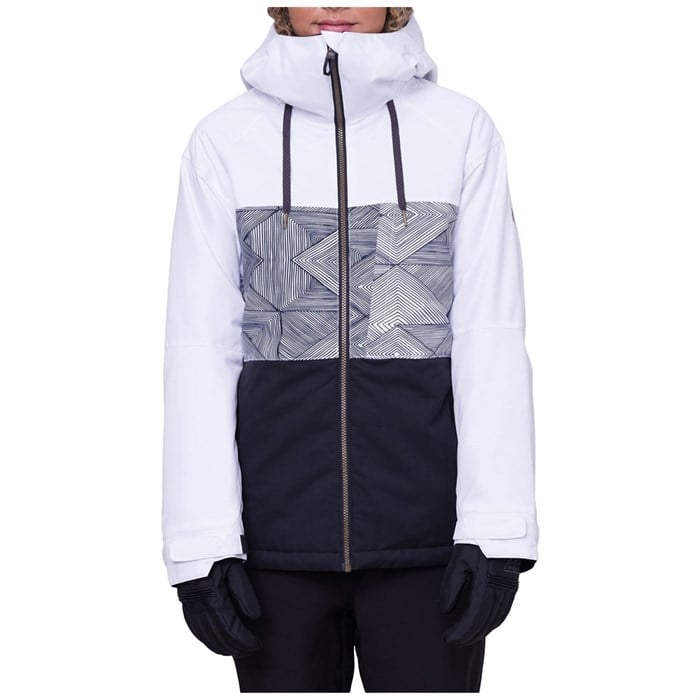 

Утепленная куртка Athena - женская 686, White Geo Colorblock