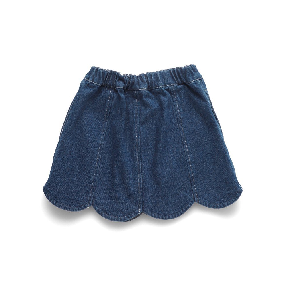 Джинсовая юбка с фестончатым краем Branshes, blue — фото 3