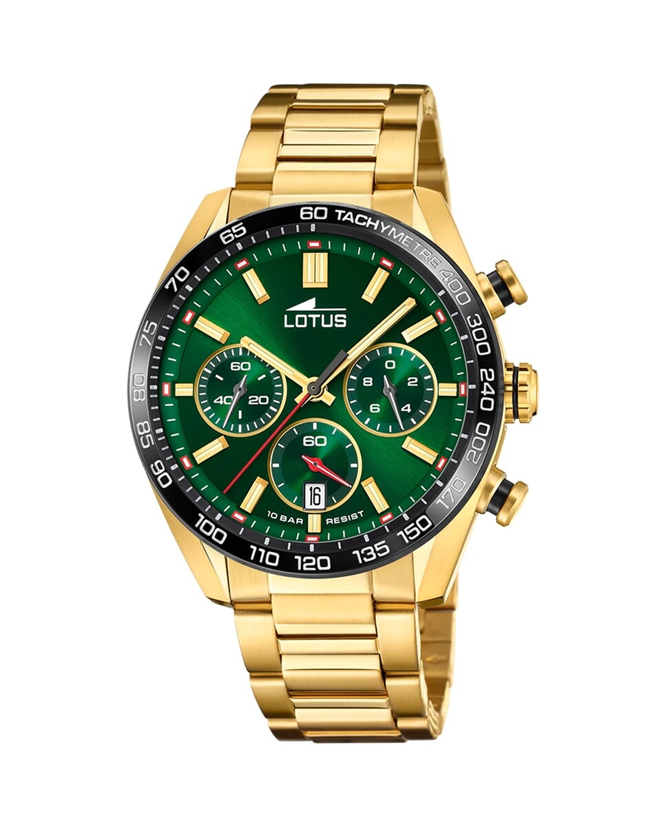 

Мужские часы 18917/5 Chrono из стали золотого цвета LOTUS, золотой
