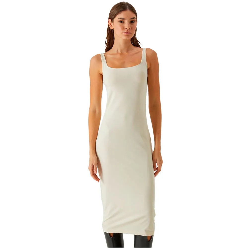 

Платье Urban Classics Basic Long Cotton Jersey, бежевый
