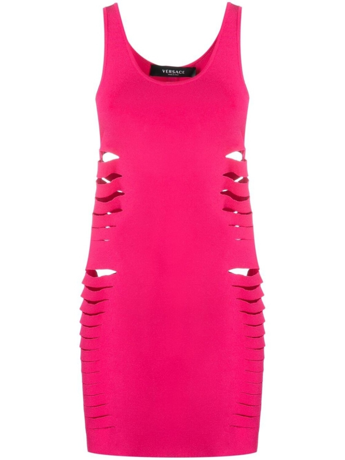 

Платье мини с вырезами Versace, розовый