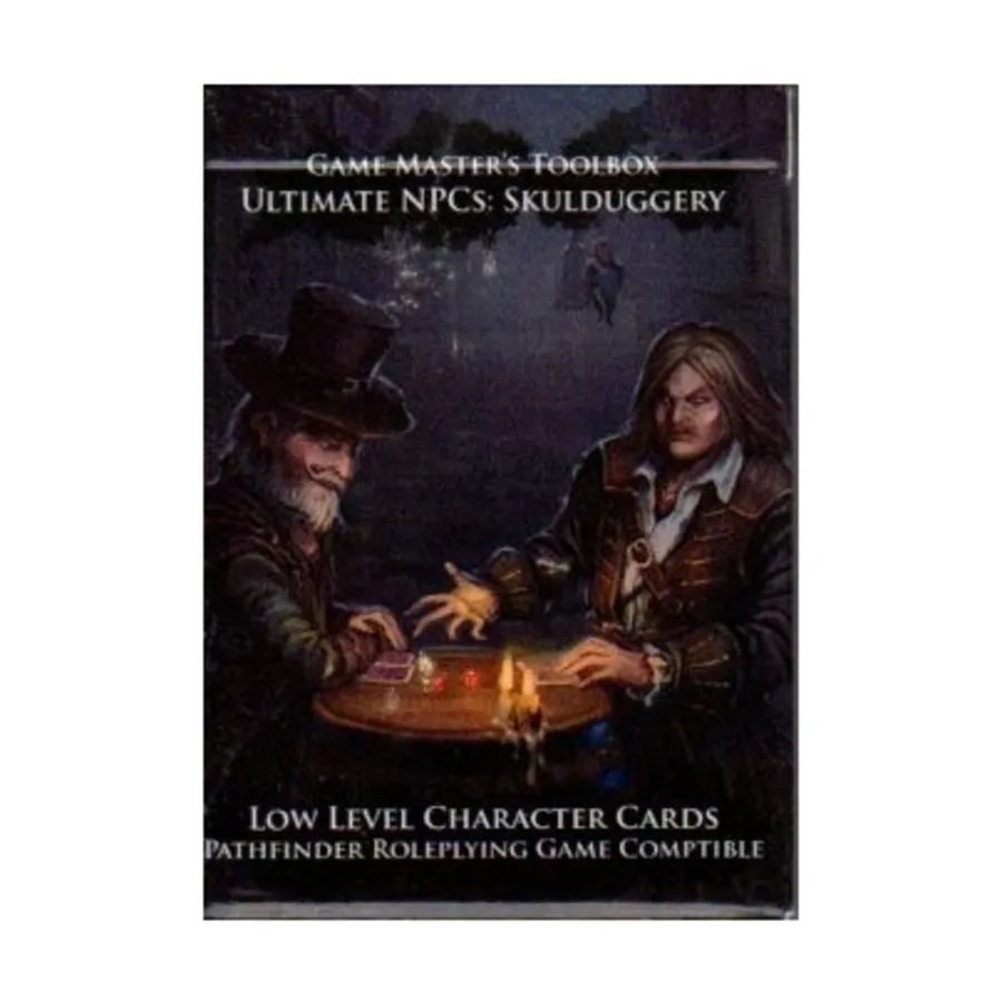 

Бокс-сет Ultimate NPC - Skulduggery - Low Level Character Cards (Pathfinder), Game Master's Toolbox (Pathfinder)
