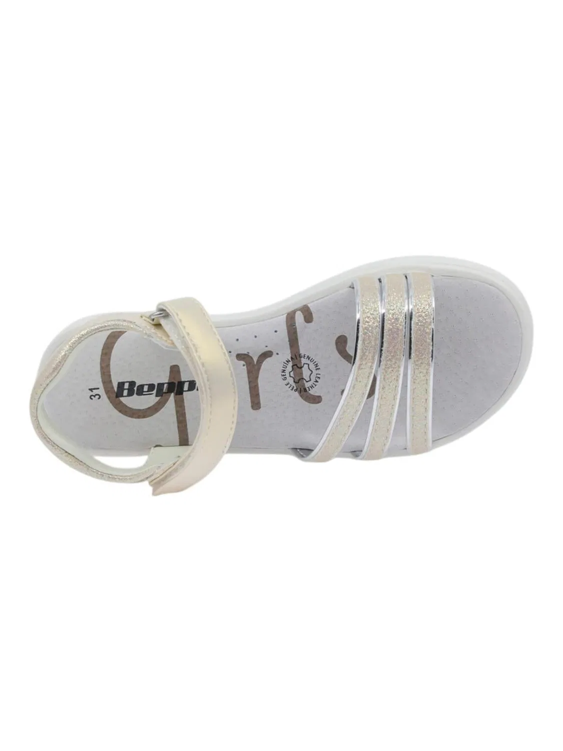 Сандалии Beppi Casual Sandal золотого цвета — фото 2