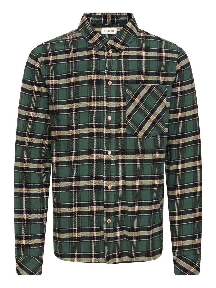 

Рубашка на пуговицах классического кроя !Solid SDSTEVE , Dark green