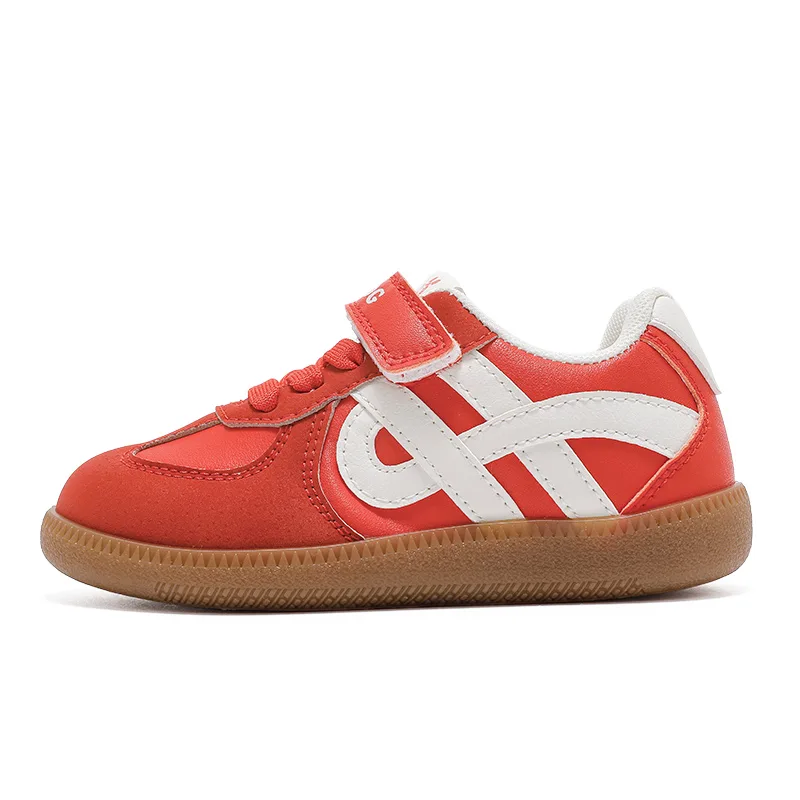 Slip Resistant, Abrasion Resistant, Breathable, Support Low top детские кроссовки для скейтбординга Kids' BOBDOG, красный/айвори