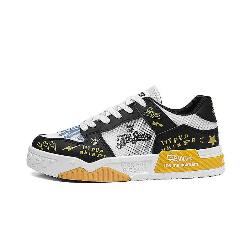 

Низкие мужские кроссовки BTR, Black Yellow
