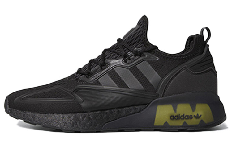 

Кроссовки Adidas Originals Zx 2K Boost Core Black Solar Yellow, Серый, Кроссовки Adidas Originals Zx 2K Boost Core Black Solar Yellow