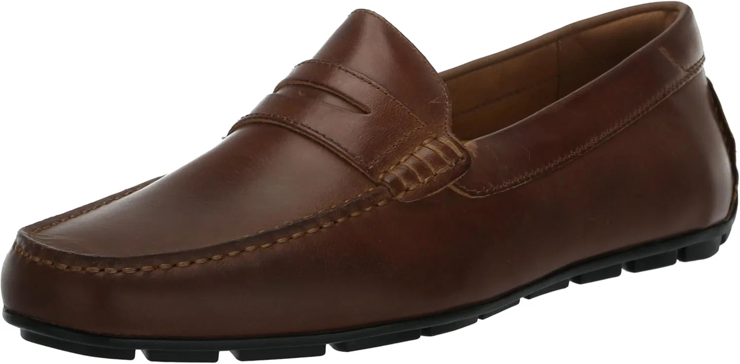 Мужские лоферы Florsheim Throttle Penny Loafer Slippers, 2-Brown Crazy Horse Ii