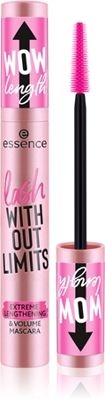 

Утолщающая и удлиняющая тушь для ресниц essence lash WITHOUT LIMITS EXTREME, Black 13 ml