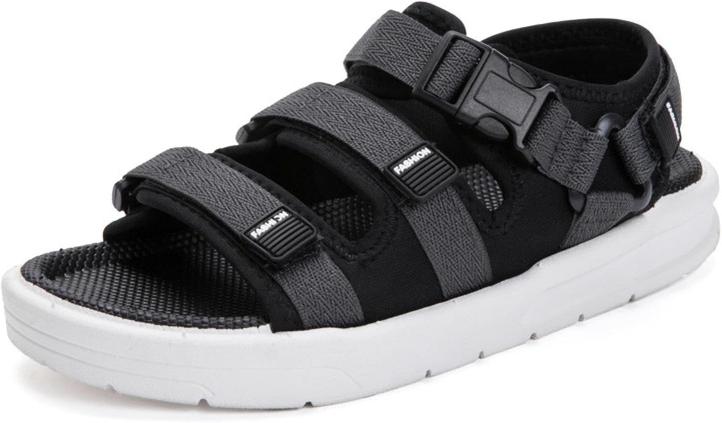 

Мужские сандалии ZHSYWVNW, новые резиновые шлепанцы на платформе для лета, повседневные тренды для студентов, пляжная обувь, серый