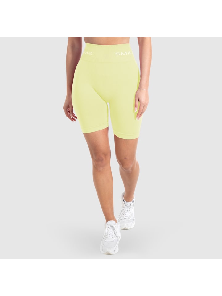 

Шорты Scrunch Azura желтого цвета SMILODOX