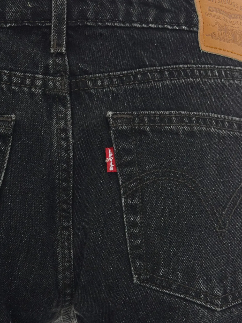 Джинсы прямого кроя с низкой посадкой Levi's, черный — фото 3