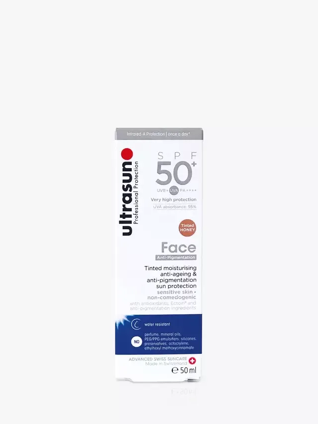 Солнцезащитный крем для лица против старения и пигментации SPF 50+, для чувствительной кожи, 50 мл Ultrasun — фото 3
