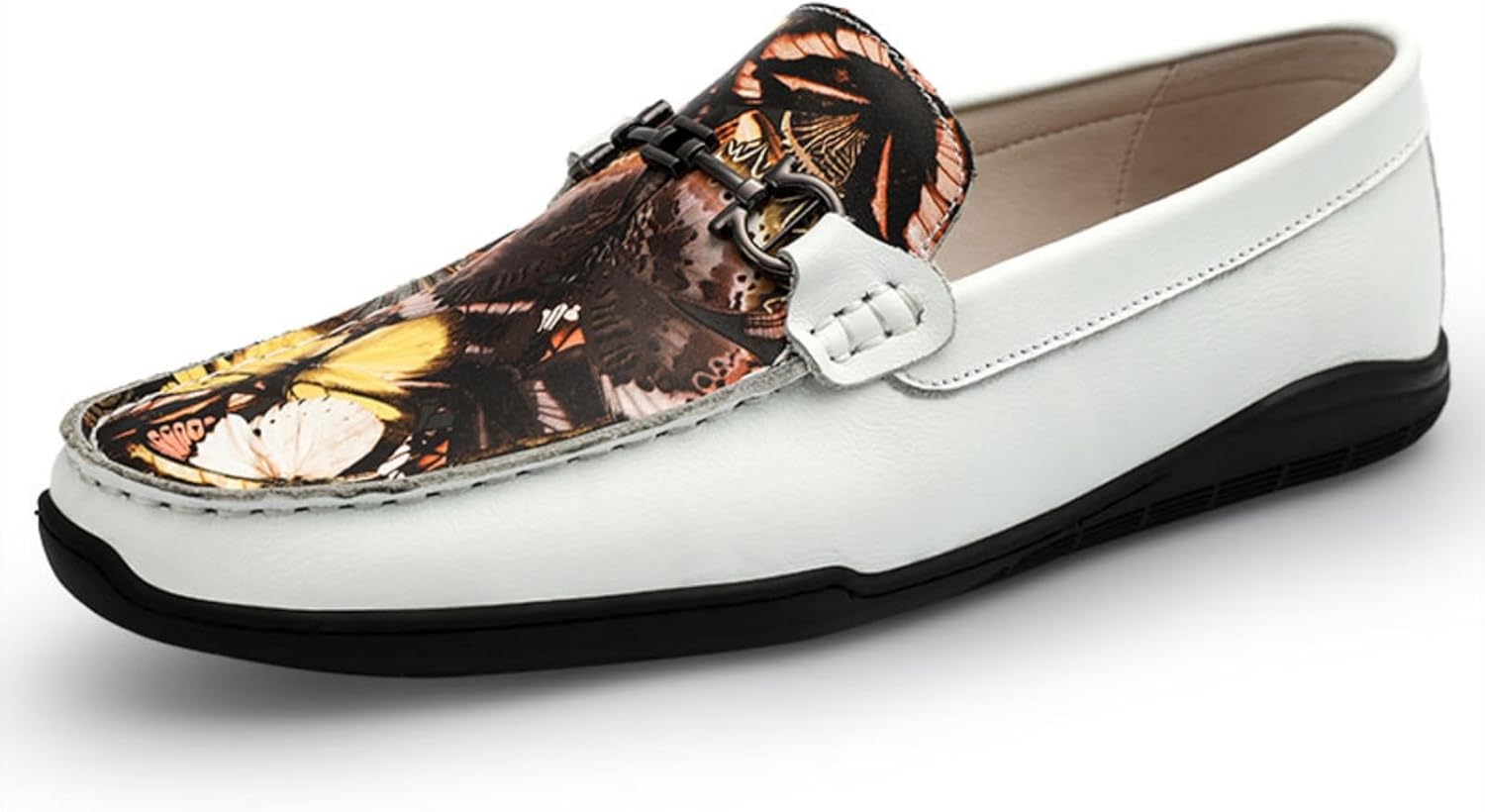 

Мужские лоферы с цветочным принтом, стильная повседневная обувь- модно для встреч с друзьями, прогулок на выходных и ежедневной носки Aokisx, Butterfly-print