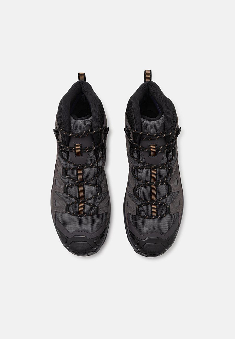 Кроссовки Salomon X ULTRA 360 MID GTX, Castlerock/Asphalt/Kelp/Grey — фото 4