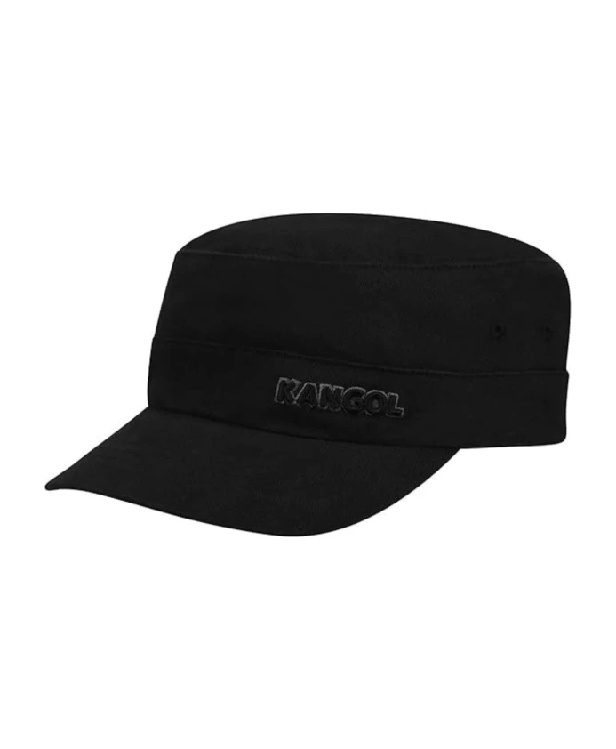 

Черная хлопковая армейская кепка со скрытым карманом Kangol, черный